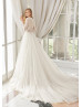 Classic Long Sleeves Beaded Lace Tulle Wedding Dress Classic Long Sleeves Beaded Lace Tulle Wedding Dress